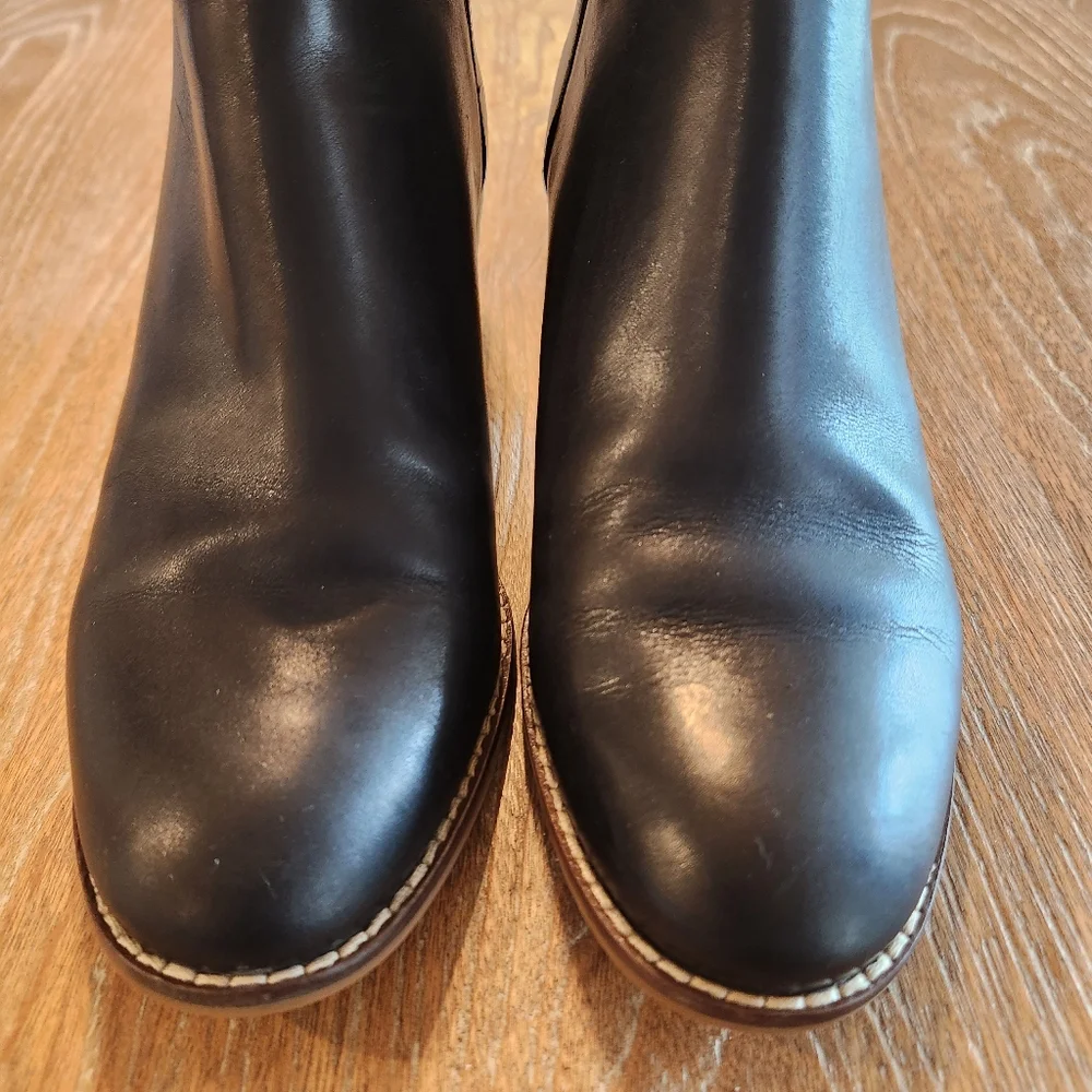 COLE‎ HAAN Grand OS Signature Abbott Black Chelsea Ankle Boots Women's Size 7.5